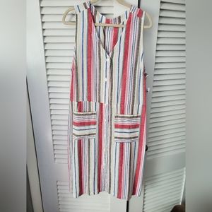 Old Navy Striped XL Linen Dress